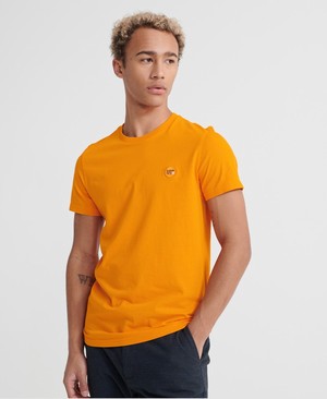 Superdry Organic Cotton Collective Férfi Pólók Arany | HMADC0437